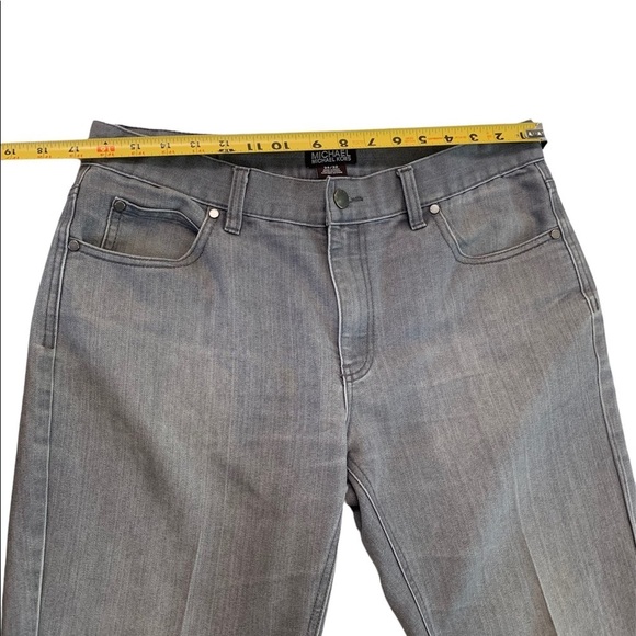 Michael Kors Gray Long Jeans Pants Size 34/32 - Picture 6 of 17